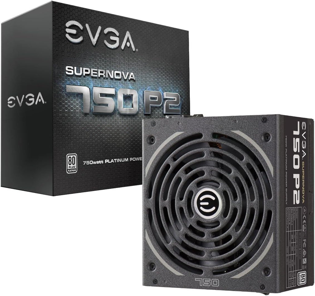 Supernova 750 P2, 80+ PLATINUM 750W , Fully Modular ,  ECO Mode, 10 Year Warranty , Includes FREE Power on Self Tester, Power Supply 220-P2-0750-X1,Black