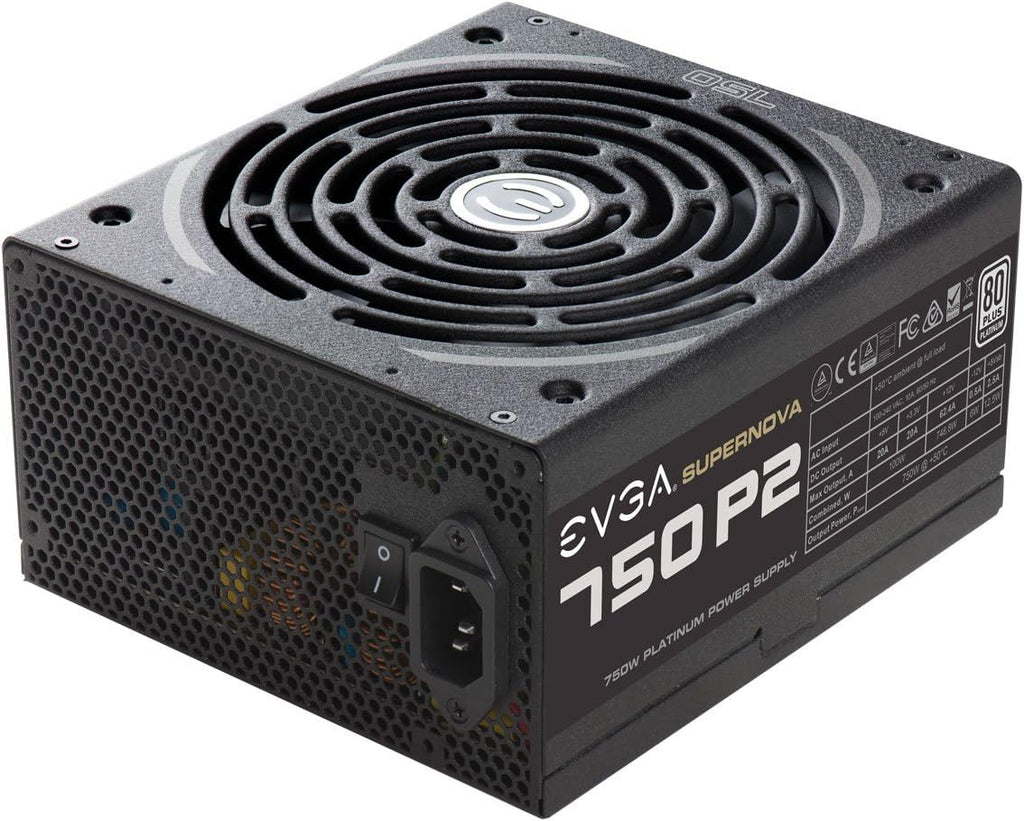 Supernova 750 P2, 80+ PLATINUM 750W , Fully Modular ,  ECO Mode, 10 Year Warranty , Includes FREE Power on Self Tester, Power Supply 220-P2-0750-X1,Black