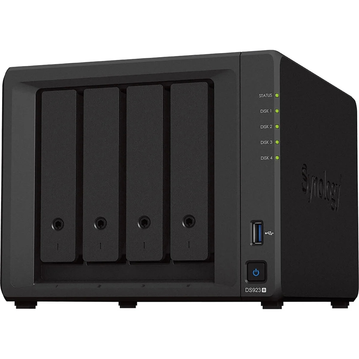 Diskstation DS923+ 4-Bay NAS Enclosure, AMD Ryzen R1600 CPU, Diskless