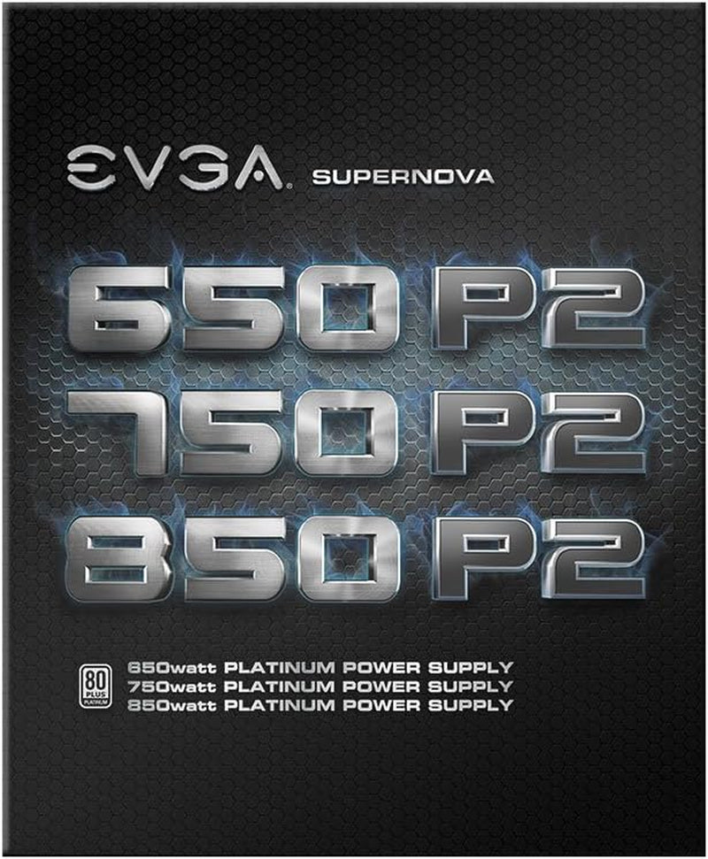 Supernova 750 P2, 80+ PLATINUM 750W , Fully Modular ,  ECO Mode, 10 Year Warranty , Includes FREE Power on Self Tester, Power Supply 220-P2-0750-X1,Black