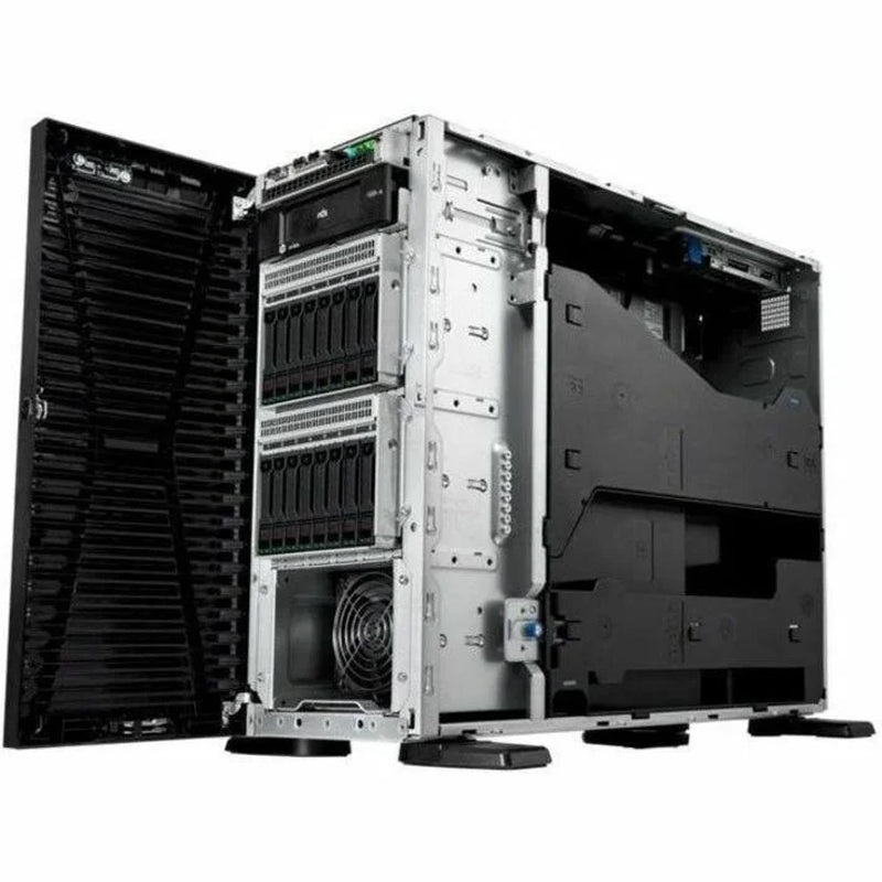 HP Proliant ML110 G11 4.5U Tower Server, 1 X Intel Xeon Silver 4410Y 2 Ghz, 32 GB RAM, 960 GB SSD, (2 X 480GB) SSD Configuration, Serial ATA, Serial Attached SCSI (SAS) Controller