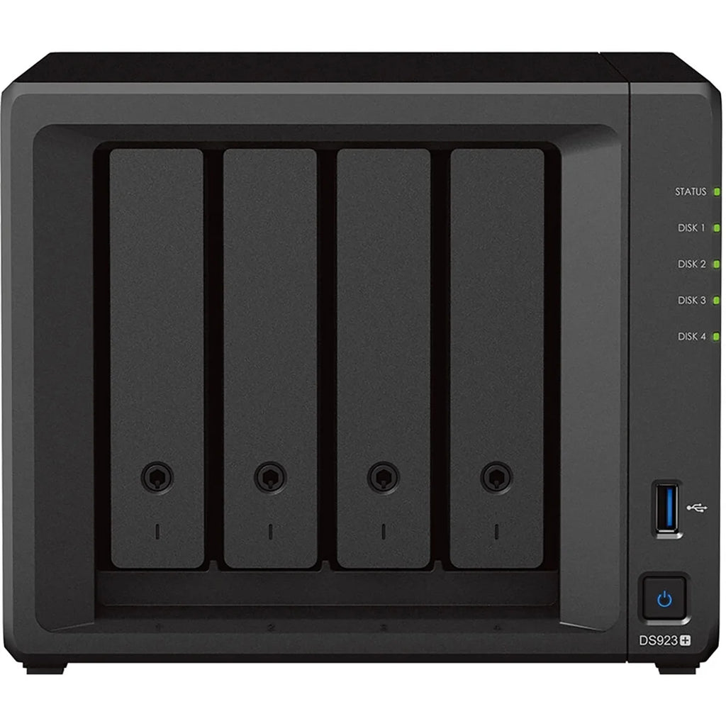 Diskstation DS923+ 4-Bay NAS Enclosure, AMD Ryzen R1600 CPU, Diskless
