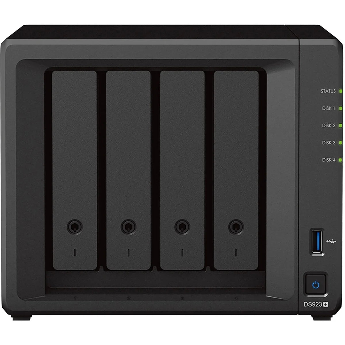 Diskstation DS923+ 4-Bay NAS Enclosure, AMD Ryzen R1600 CPU, Diskless