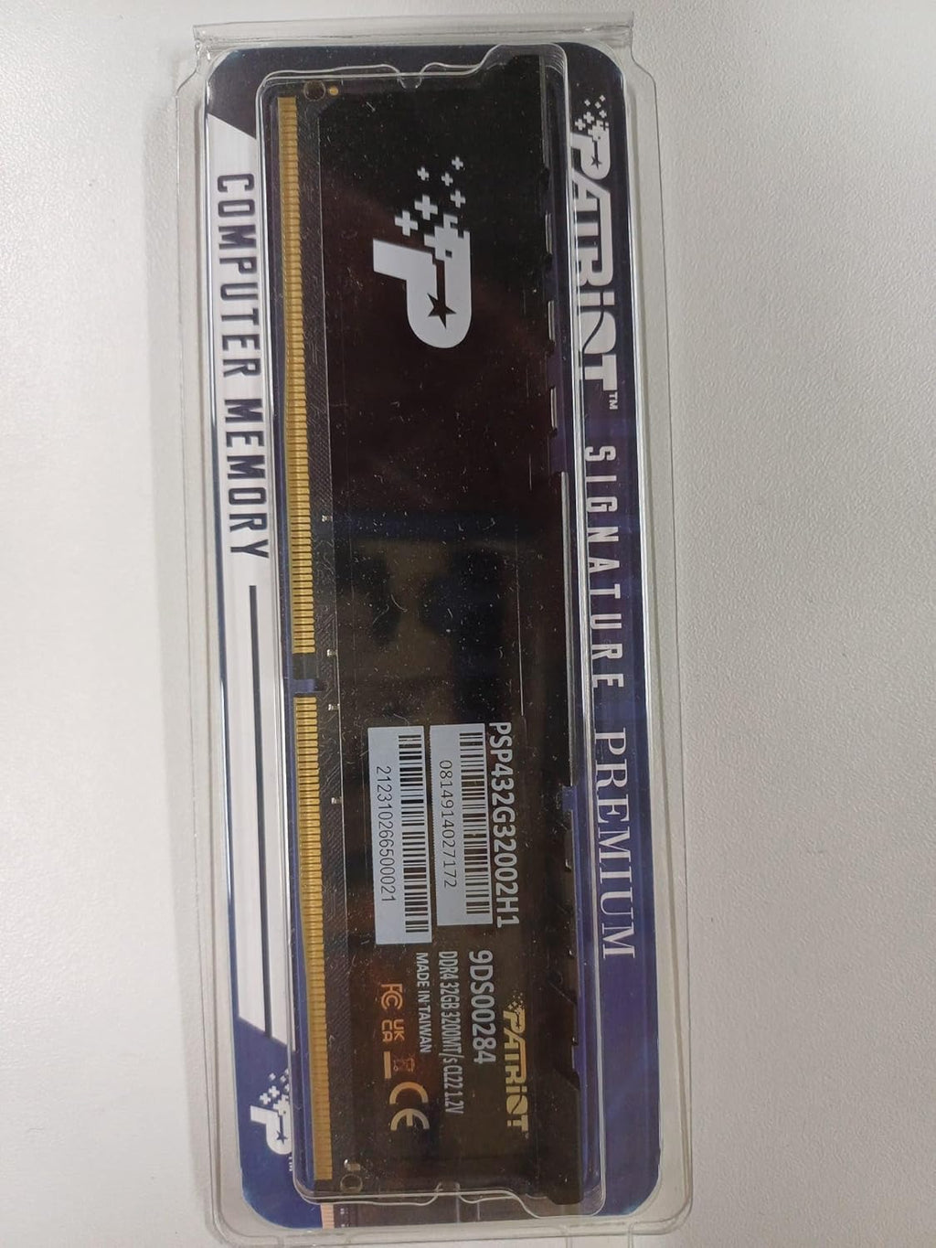 Signature Premium DDR4 32GB (1X32Gb) 3200Mhz UDIMM W/HEATSHIELD