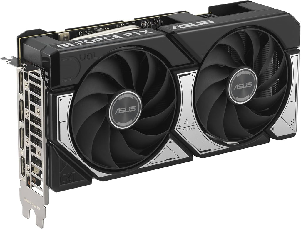 Dual Geforce RTX™ 5060 Ti 8GB GDDR7 OC Edition (Pcie 5.0, 8GB GDDR7, DLSS 4, HDMI 2.1B, Displayport 2.1B, 2.5-Slot Design, Axial-Tech Fan Design, 0Db Technology, and More)